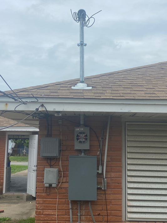 Electric panel, meter, and service riser replacement